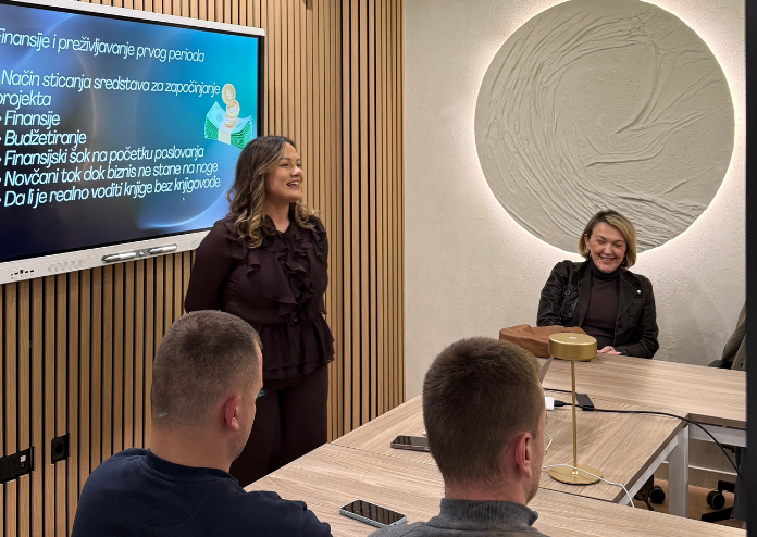 Učesnici Business Meetupa u Quo Roomu, Banja Luka